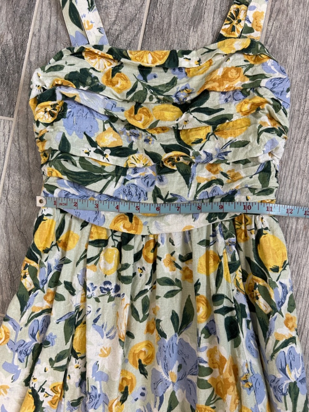 Yellow & Lavender Floral Sundress - Picture 7 of 8